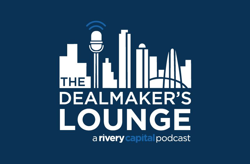 The Dealmaker's Lounge logo navy